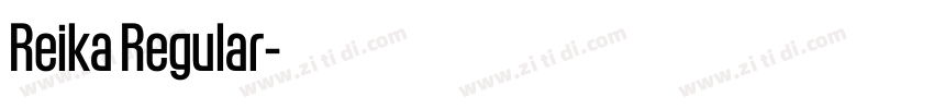 Reika Regular字体转换 Reika Regular字体转换